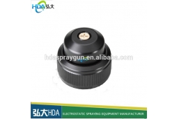 what's the difference  between the electrostatic spray nozzle and base air spray